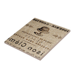 burlap scripts chique french country cake