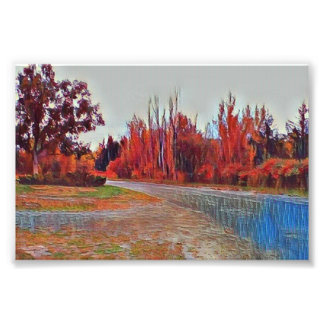 Burleigh Falls Paint 15 cm x Poster de fotos de 10