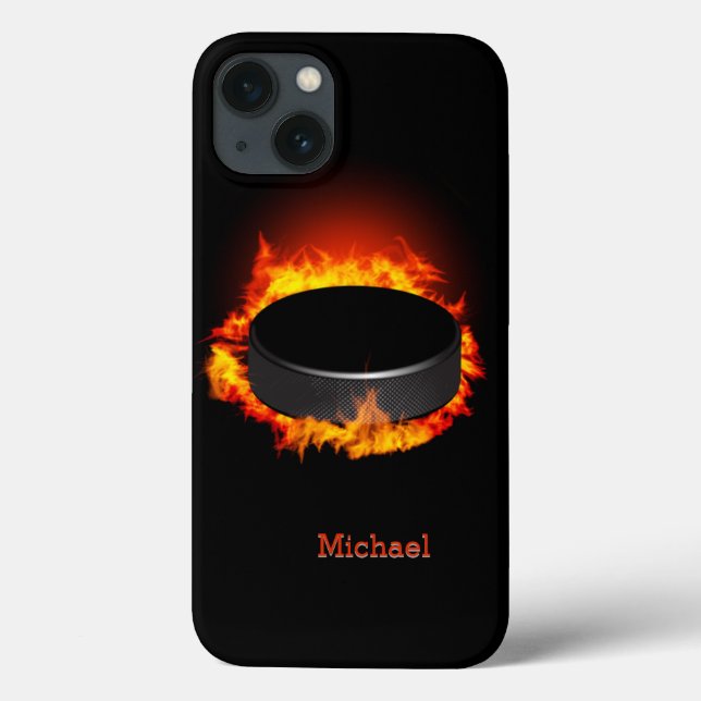 Burning Hockey Puck (Verso)