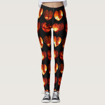 Burning Love Woods Queimam Leggings