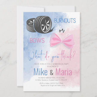 Burnouts ou Arcos gênero revelam convite de festas