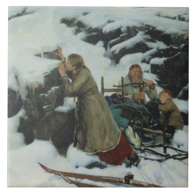 Burnt Village in Winter (por Albert Edelsense) (Frente)