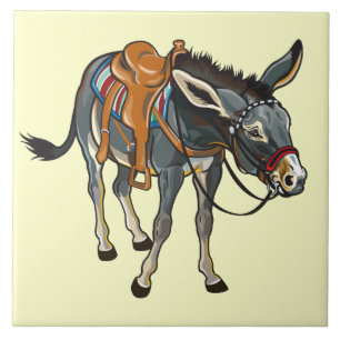 burro com sela