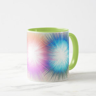 Burst de caneca colorida