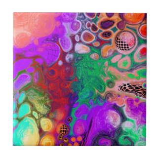 Burst de Cores de Arte Fluida Digital