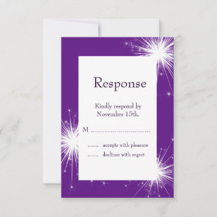 Burst of Sparkles RSVP (roxo)