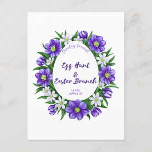 Busca de ovos, convite para Páscoa Brunch