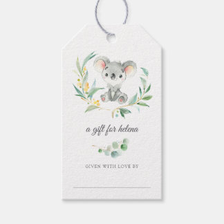 Bush Baby Koala Exibe Etiquetas De Chá