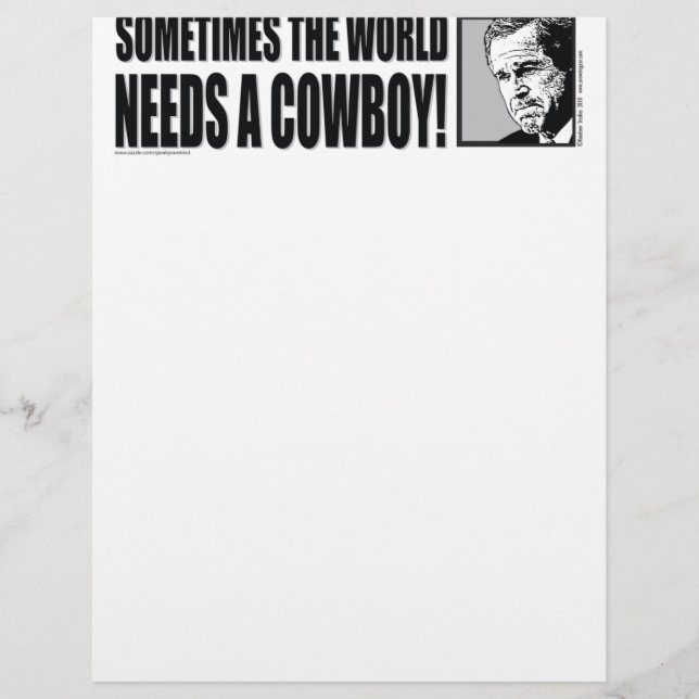 BUSH--COWBOY-Branco (Frente)