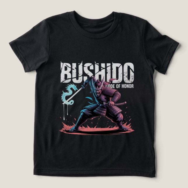 Bushido Samurai Warrior Anime Vector Logo (Design frontal)