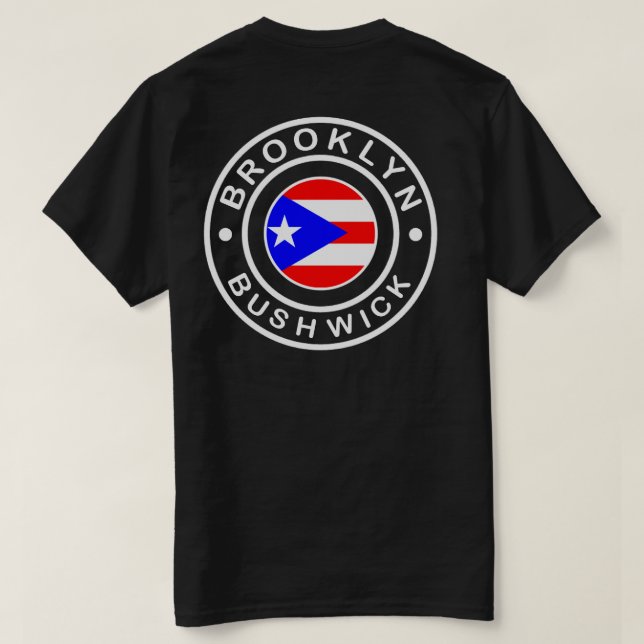bushwick Brooklyn - camisa porto-riquenha do (Verso do Design)