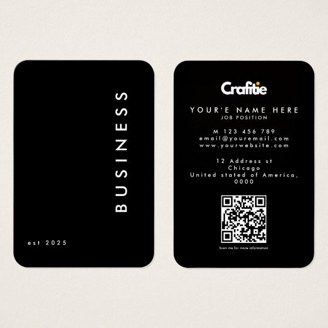Business card (Frente & Verso)