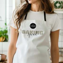 Business Logo Baking Squad Matching Group  Apron