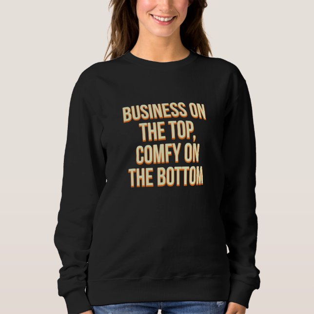 Business Top Comfy Inferior Work from Home Clothes (Frente)