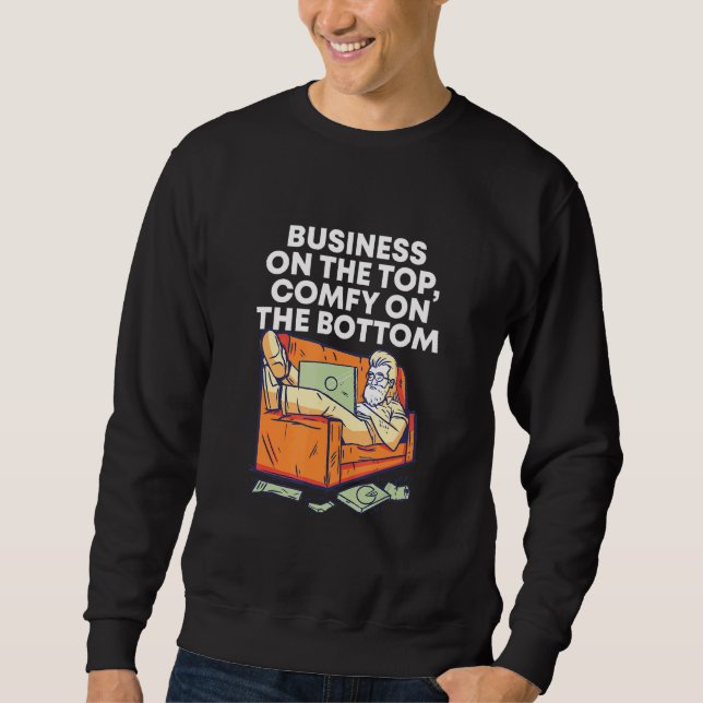 Business Top Comfy Inferior Work from Home Clothes (Frente)