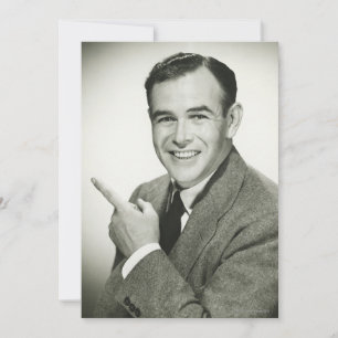 Businessman Pointing