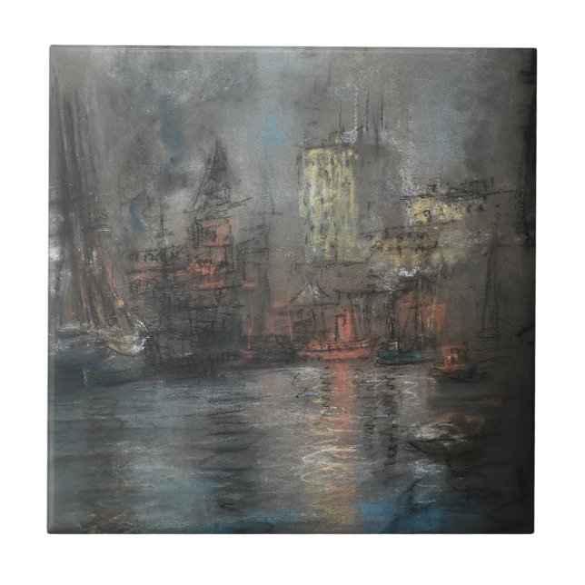 Busy Harbour (por Glenn Cooper Henshaw) (Frente)