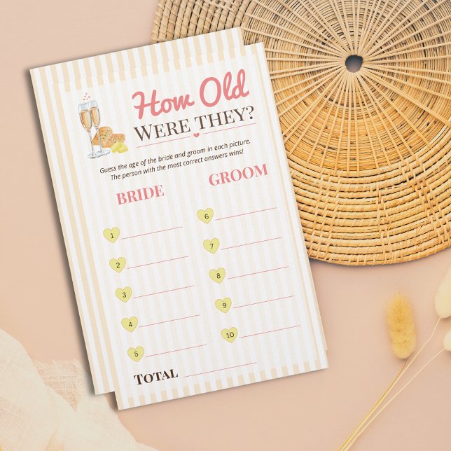 Butter Together bridal Game How Old Were They ? (Criador carregado)