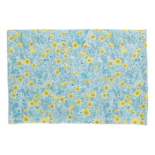 Buttercups, amarelo, azul e branco