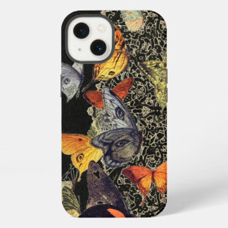 BUTTERFLIES DE gabinete iPad do iPhone PRETO E DES