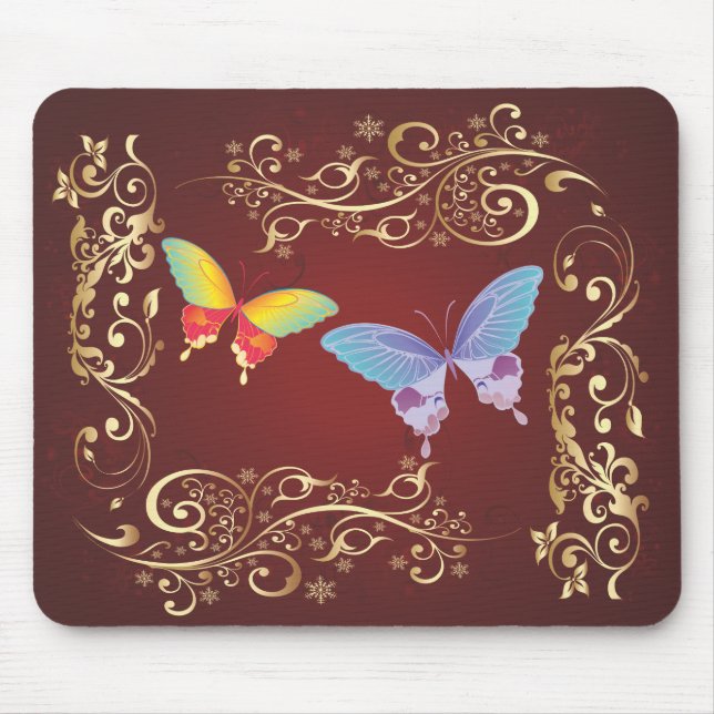 Butterfly Art 1 Mousepad (Frente)