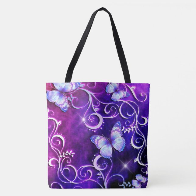 Butterfly Art 3 All-Over-Impressão Tote Bag (Frente)
