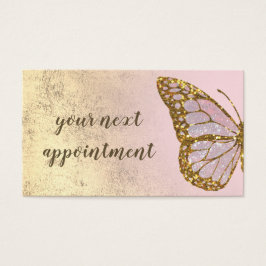 butterfly design appointment card