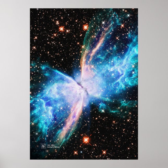 Butterfly Nebula NGC 6302 - poster (Frente)