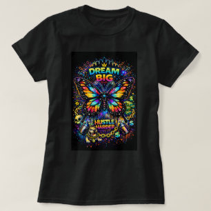 Butterfly Tees Co Camiseta Graffiti Borboleta 0047