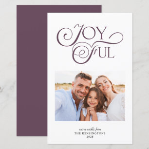 Buve Purple Joyful Natal Photo