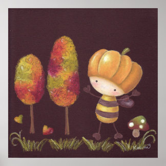 Buz-buz tira uma Poster de outono