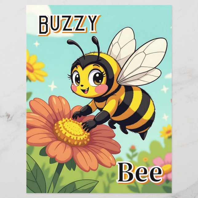 Buzzy Bee | Arte de Enfermeiro de Crianças Bonitas (Frente)