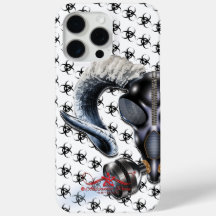 BW! ADVERTÊNCIA BIOHAZARD! CAVEIRA