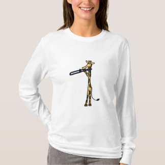 BX- girafa que joga a camisa do Trombone