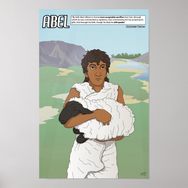 By Faith Series - Abel Poster 11" x 17" (Frente)