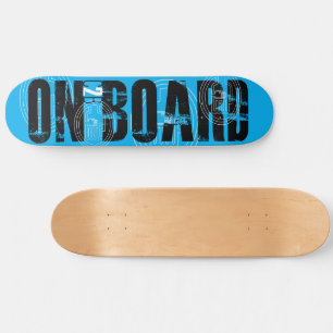 C2B: NO CONSELHO 8, 1/2" BLU Skateboard Deck