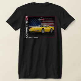 C4 Corvette - Camiseta T-Shirt de duas faces