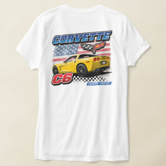 C6 Corvette - Camiseta T-Shirt de duas faces