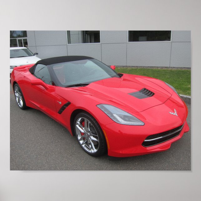 C7 Corvette Convertible Poster (Frente)