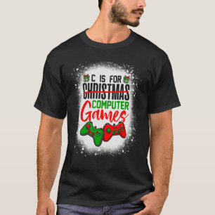 C É Para Camisetas De Jogos De Natal De Jogos Para