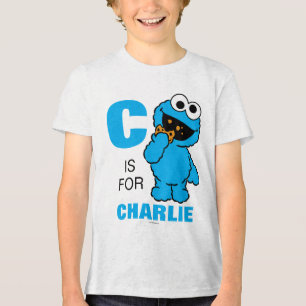 C é para Cookie Monster Adicione seu nome