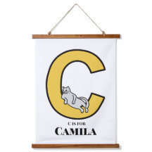 C é para.... poster impresso personalizado