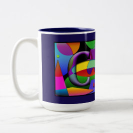 C & G caneca monogramada