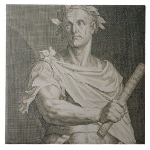 C. imperador de Júlio César (100-44 BC) do engra
