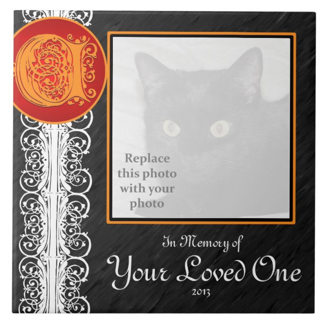 C Monograma "Em memória do seu Azulejo querido" (Frente)