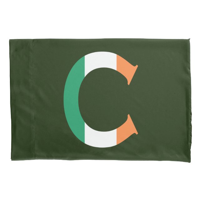 C Monograma sobreposto no Irish Flag Pcnt (Frente)