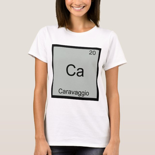 Ca - Caravaggio Camiseta do Símbolo do Elemento de (Frente)