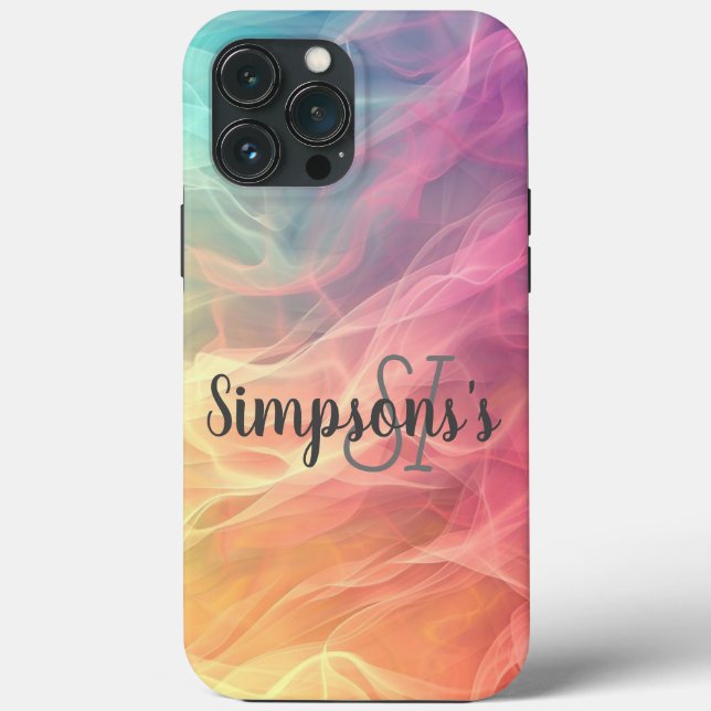 Ca do iPhone Mate de Script Minimalista Moderno (Verso)