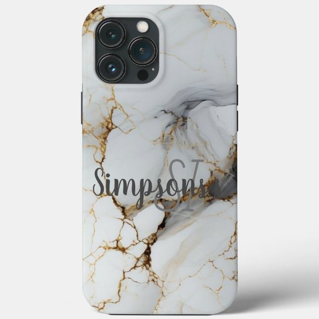 Ca do iPhone Mate de Script Minimalista Moderno (Verso)