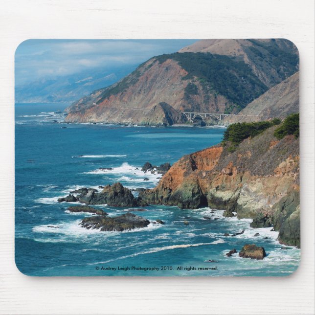 CA Hwy 1 Mousepad (Frente)